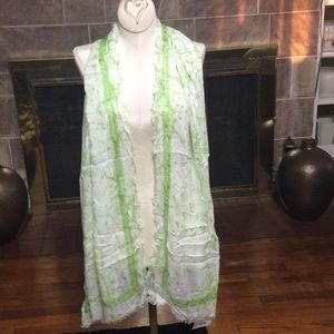 Elizabeth Gillett Tie Dyed/Sequin Scarf